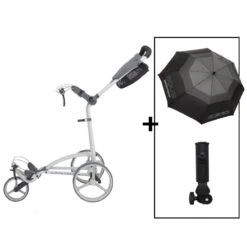 BIG MAX Golftrolley Autofold FF, Weiß/grau