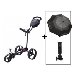 BIG MAX Golftrolley Blade Trio, Schwarz