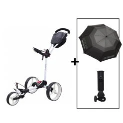 BIG MAX Golftrolley Blade Trio, Weiß