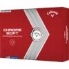Callaway Chrome Soft Golfbälle - 12er Pack, Weiß