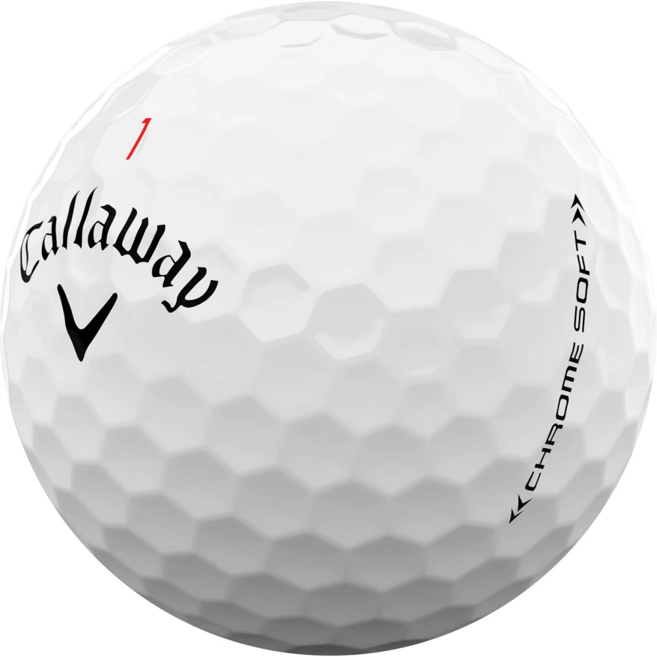 Callaway Chrome Soft Golfbälle - 12er Pack, Weiß 6 Callaway Chrome Soft Golfbälle - 12er Pack, Weiß – Bild 4