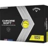 Callaway Chrome Soft X TripleTrack Golfbälle - 12er Pack, Gelb