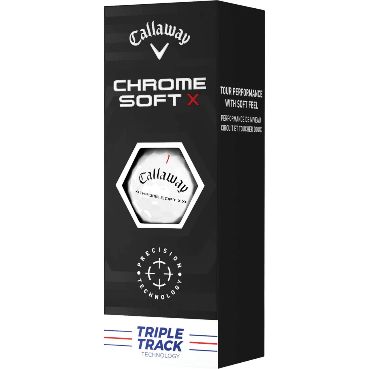 Callaway Chrome Soft X TripleTrack Golfbälle - 12er Pack, Weiß 7 Callaway Chrome Soft X TripleTrack Golfbälle - 12er Pack, Weiß – Bild 5