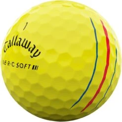 Callaway ERC Soft Triple Track 23 Golfbälle - 12er Pack, Gelb -Trolley Und Golf Zubehör callaway erc soft triple track 23 golfbaelle 12er pack gelb gelb 5042991 4uOGkb3SBgCOHo 1280x1280