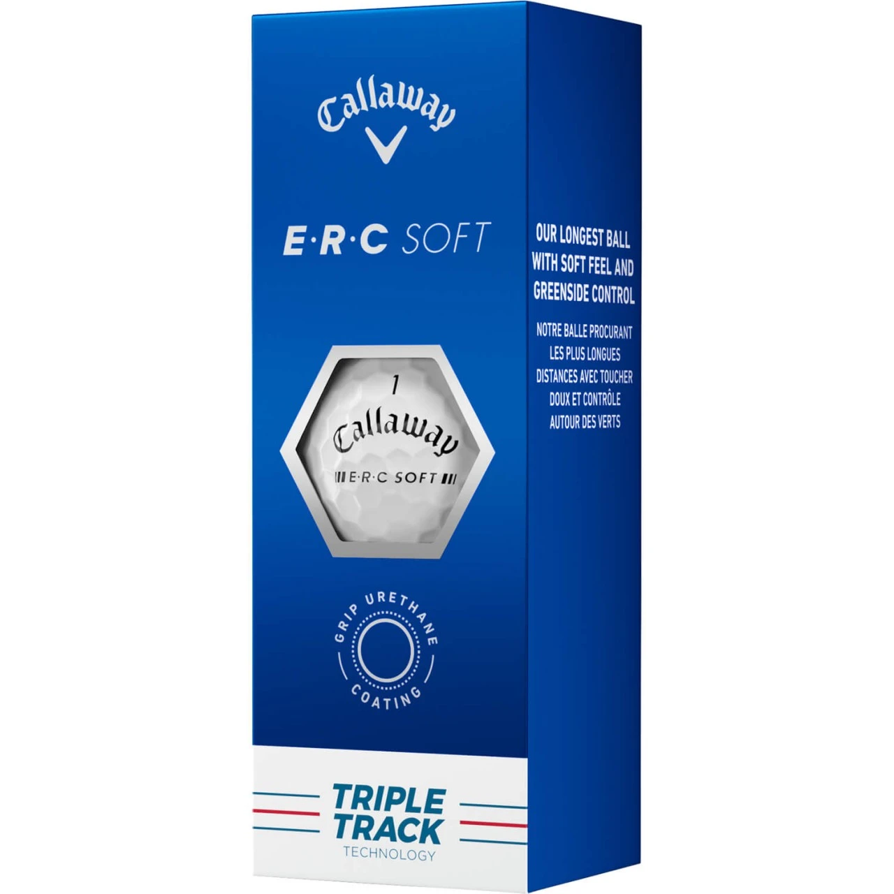 Callaway ERC Soft Triple Track 23 Golfbälle - 12er Pack, Weiß 4 Callaway ERC Soft Triple Track 23 Golfbälle - 12er Pack, Weiß – Bild 2