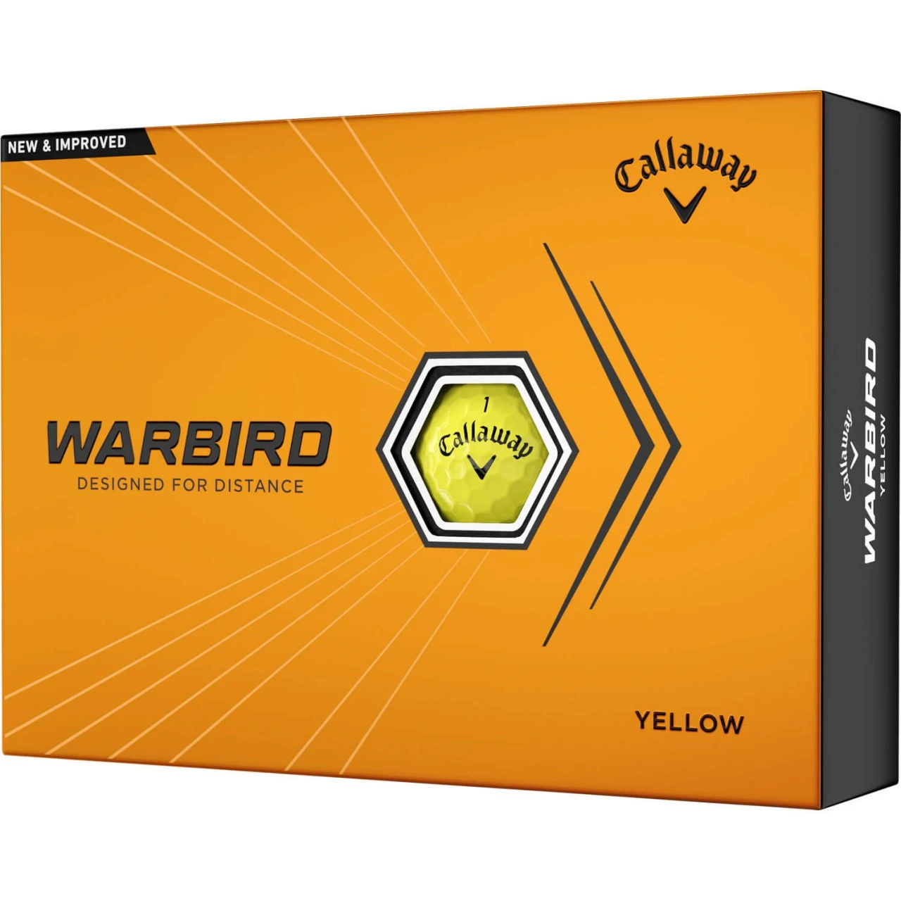 Callaway Golfbälle Warbird 23 - 12er Pack, Gelb 3 Callaway Golfbälle Warbird 23 - 12er Pack, Gelb