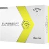 Callaway Supersoft 23 Golfbälle - 12er Pack, Gelb