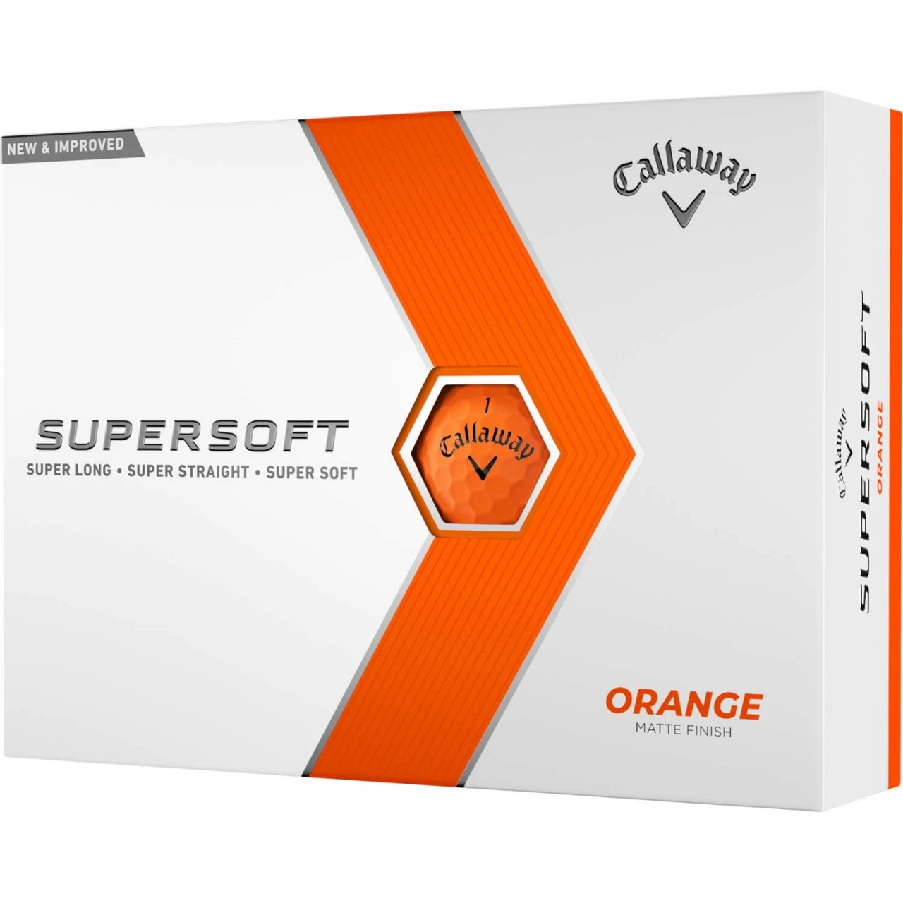 Callaway Supersoft 23 Golfbälle - 12er Pack, Orange 3 Callaway Supersoft 23 Golfbälle - 12er Pack, Orange
