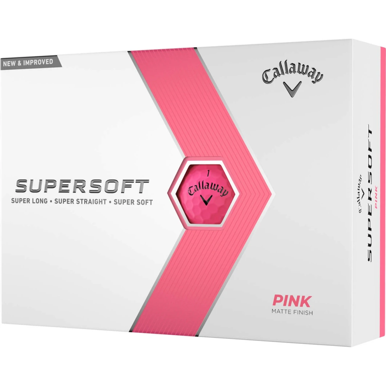 Callaway Supersoft 23 Golfbälle - 12er Pack, Pink 3 Callaway Supersoft 23 Golfbälle - 12er Pack, Pink