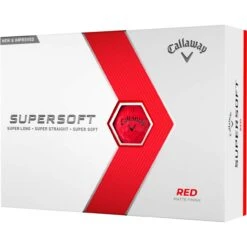 Callaway Supersoft 23 Golfbälle - 12er Pack, Rot