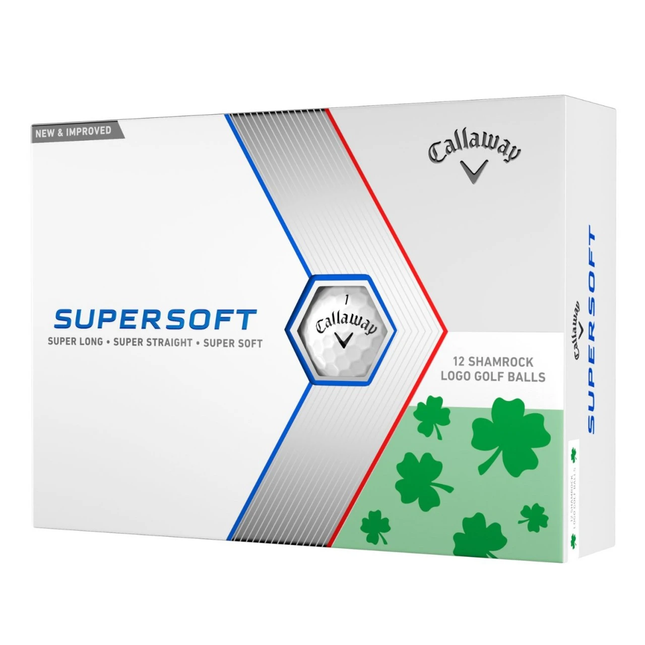 Callaway Supersoft 23 Shamrock Golfbälle - 12er Pack, Weiß 3 Callaway Supersoft 23 Shamrock Golfbälle - 12er Pack, Weiß