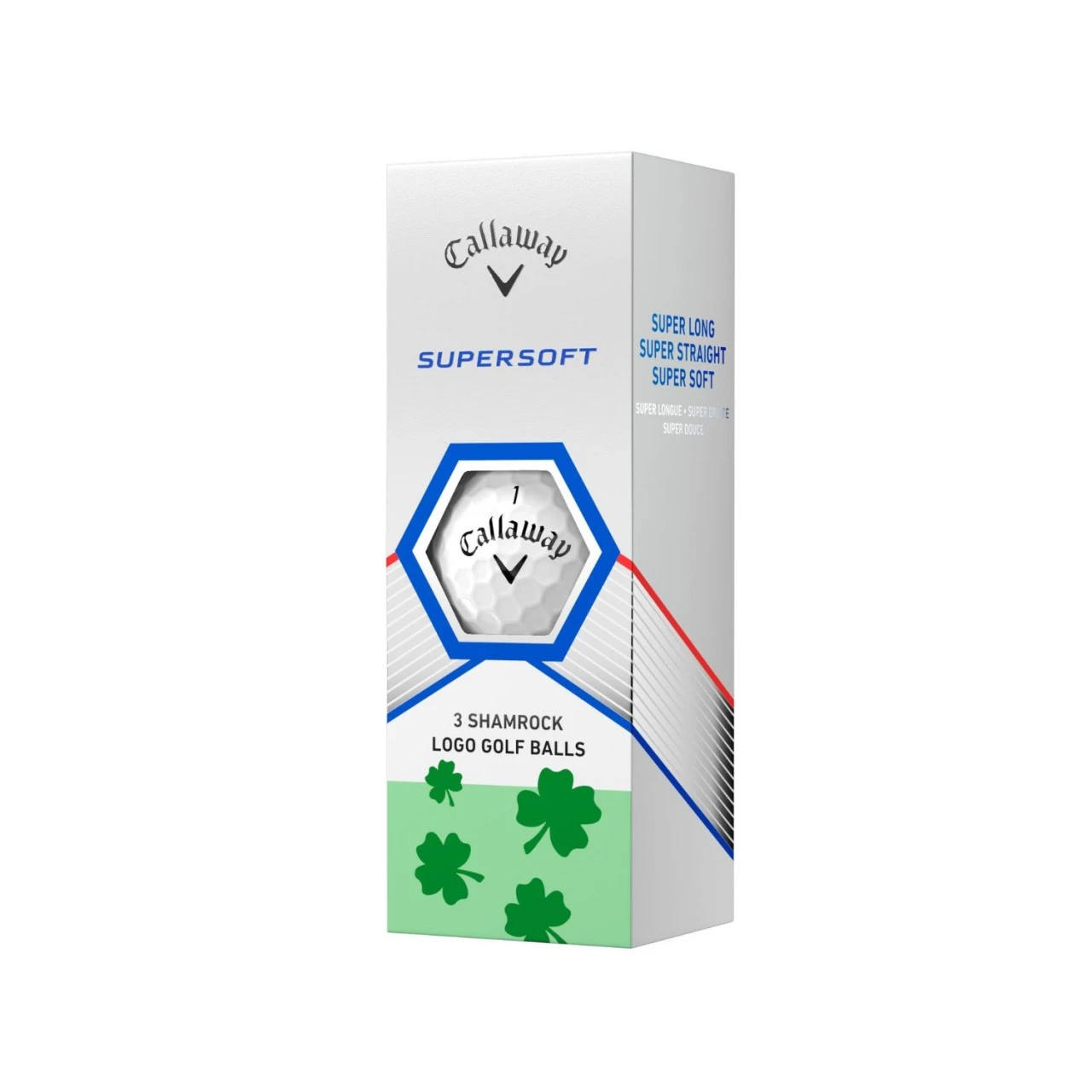 Callaway Supersoft 23 Shamrock Golfbälle - 12er Pack, Weiß 4 Callaway Supersoft 23 Shamrock Golfbälle - 12er Pack, Weiß – Bild 2