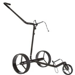 JuCad Elektro-Trolley Carbon Travel 2.0, Schwarz