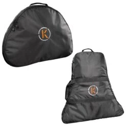 Kiffe Set Rahmentasche + Rädertasche K-Serie, Schwarz