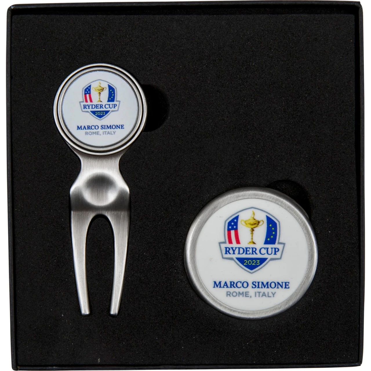 Masters Set Pitchgabel & Ballmarker Ryder Cup 2023 3 Masters Set Pitchgabel & Ballmarker Ryder Cup 2023