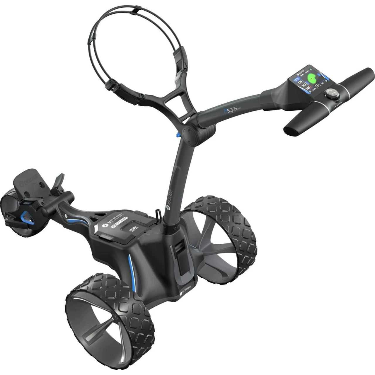 Motocaddy Elektrotrolley M5 GPS DHC Lithium 2022, Anthrazit 4 Motocaddy Elektrotrolley M5 GPS DHC Lithium 2022, Anthrazit – Bild 2
