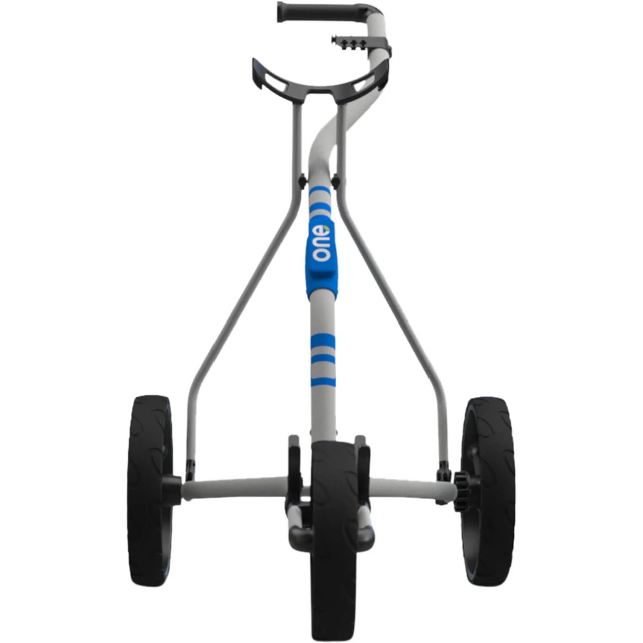 Score Industries Wishbone One Megalight Golftrolley, Weiß/blau 3 Score Industries Wishbone One Megalight Golftrolley, Weiß/blau