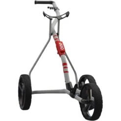 Score Industries Wishbone One Megalight Golftrolley, Weiß/rot