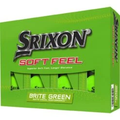 Srixon Golfball Soft Feel Brite - 12er Pack, Grün