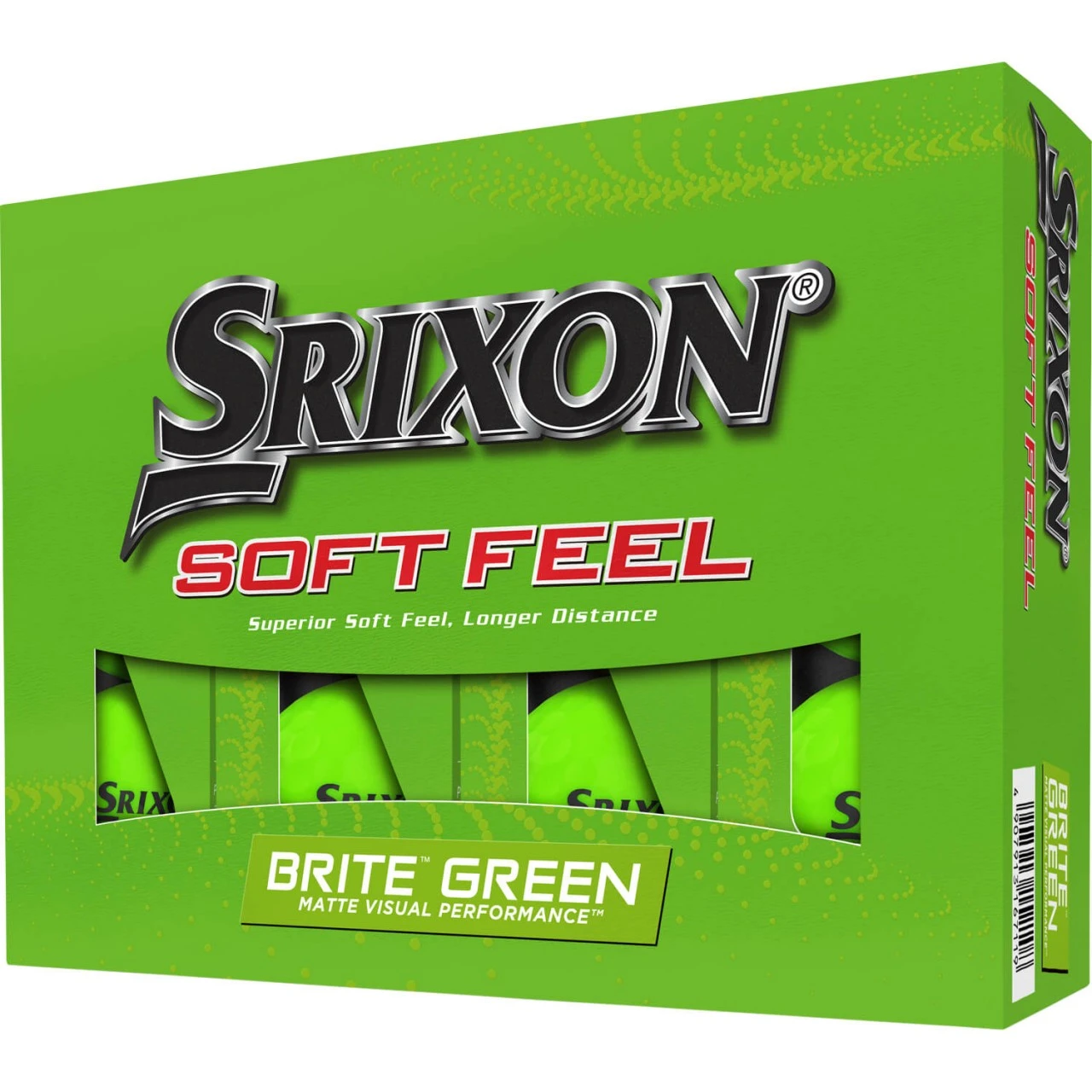 Srixon Golfball Soft Feel Brite - 12er Pack, Grün 3 Srixon Golfball Soft Feel Brite - 12er Pack, Grün