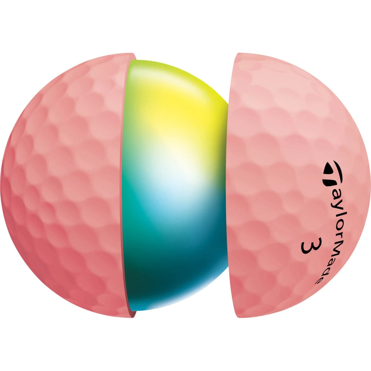 TaylorMade Kalea Golfbälle - 12er Pack, Aprikot 7 TaylorMade Kalea Golfbälle - 12er Pack, Aprikot – Bild 5