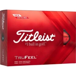 Titleist TruFeel Golfbälle 2022, Rot
