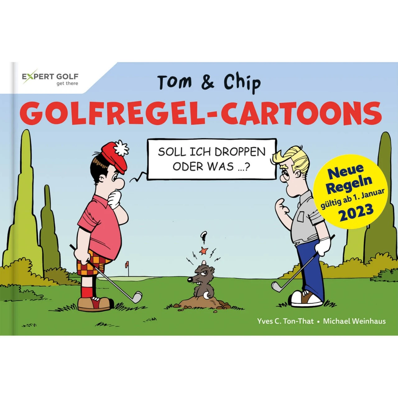 Under Golfregel-Cartoons Mit Tom & Chip 3 Under Golfregel-Cartoons Mit Tom & Chip