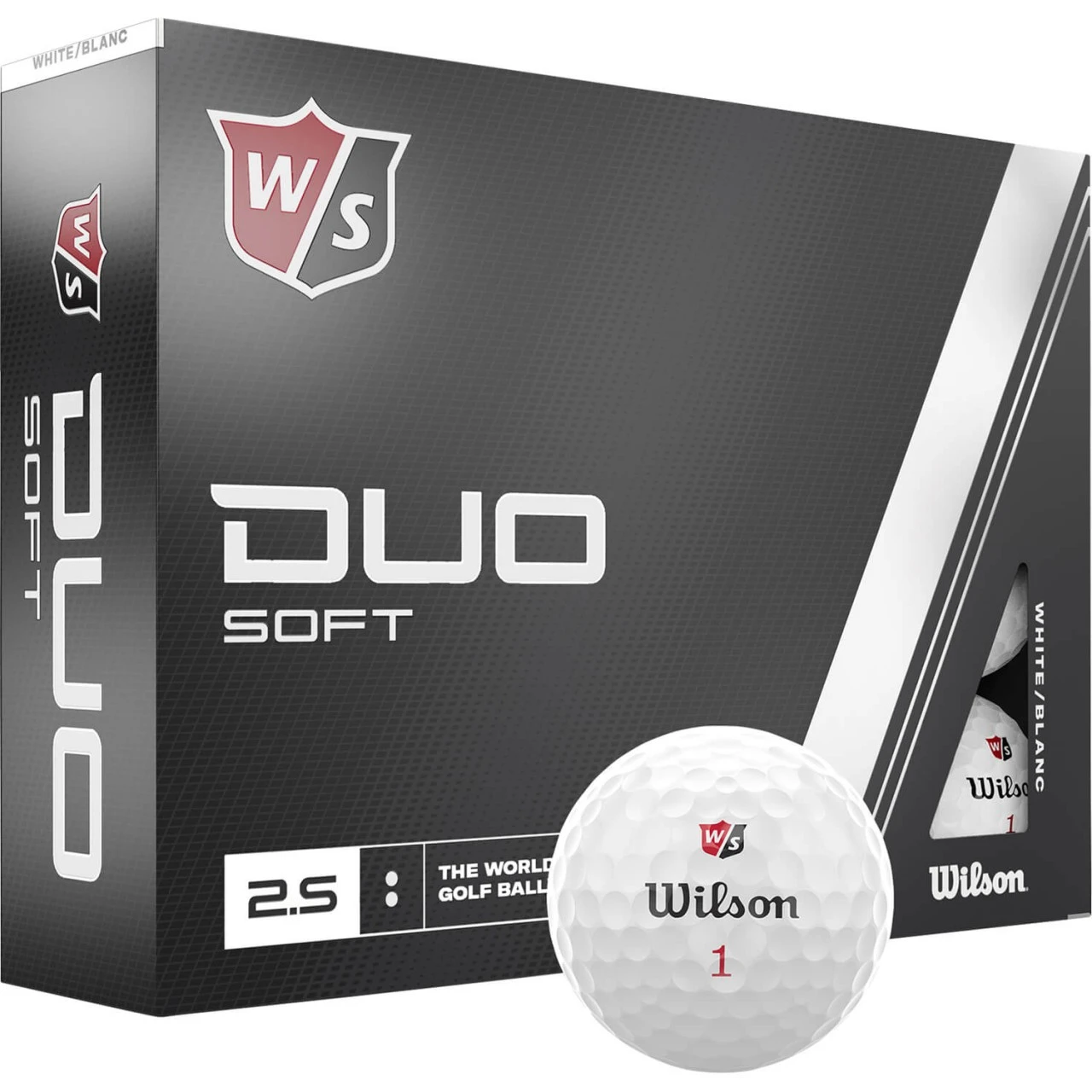 Wilson Duo Soft + Golfbälle - 12er Pack, Weiß 4 Wilson Duo Soft + Golfbälle - 12er Pack, Weiß – Bild 2
