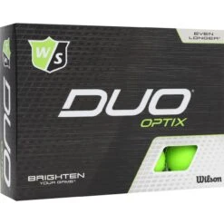 Wilson Staff Duo Optix Golfbälle - 12er Pack, Grün