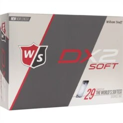 Wilson Staff DX2 Soft Golfbälle - 12er Pack, Weiß